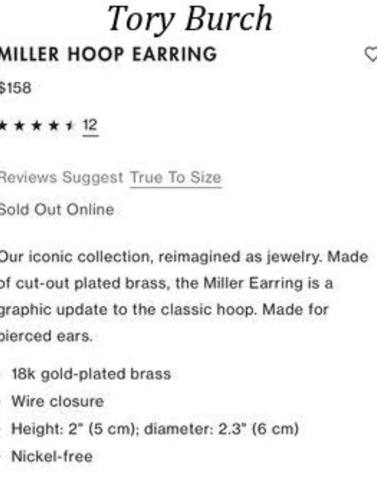 Tory Burch earrings - Picture 5 of 5